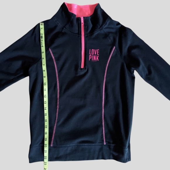 Victoria's Secret PINK Black Pullover Small - Picture 5 of 7